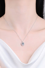Load image into Gallery viewer, 925 Sterling Silver Rhodium-Plated 1 Carat Moissanite Pendant Necklace
