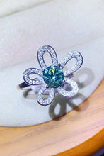 Load image into Gallery viewer, 1 Carat Moissanite Flower Shape Open Ring
