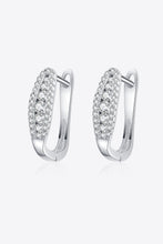 Load image into Gallery viewer, Moissanite Rhodium-Plated Earrings
