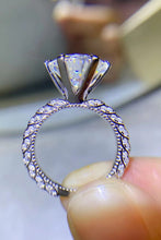 Load image into Gallery viewer, Forever Love Side Stone 5 Carat Moissanite Ring

