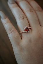 Load image into Gallery viewer, Sweet Love Rose Gold in Ruby Stone

