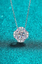 Load image into Gallery viewer, Geometric Moissanite Pendant Chain Necklace
