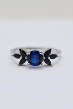 Load image into Gallery viewer, Spinel Zircon Leaf Ring
