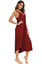 Load image into Gallery viewer, V-Neck Midi Lounge Dress
