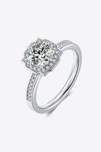 Load image into Gallery viewer, 1 Carat Moissanite Platinum-Plated Ring
