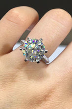 Load image into Gallery viewer, 5 Carat  Moissanite 6-Prong Ring
