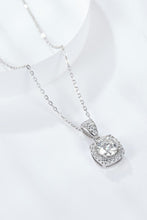 Load image into Gallery viewer, 1 Carat Moissanite Square Pendant Necklace
