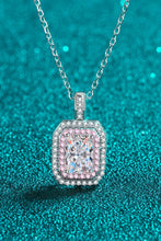Load image into Gallery viewer, 1 Carat Moissanite Geometric Pendant Chain Necklace
