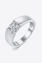 Load image into Gallery viewer, 925 Sterling Silver I Carat Moissanite Ring
