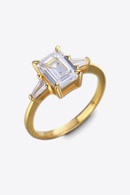 Load image into Gallery viewer, 2 Carat Moissanite Rectangle Ring
