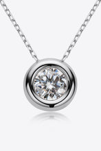 Load image into Gallery viewer, 1 Carat Moissanite Pendant 925 Sterling Silver Necklace
