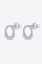 Load image into Gallery viewer, Moissanite Platinum-Plated Earrings
