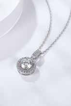 Load image into Gallery viewer, 2 Carat Moissanite Round Pendant Necklace
