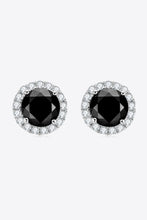 Load image into Gallery viewer, Two-Tone 4-Prong Moissanite Stud Earrings
