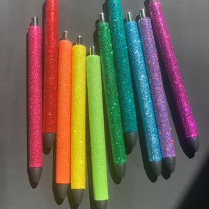 Solid Glitter Name Pens