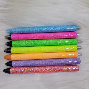 Solid Glitter Name Pens